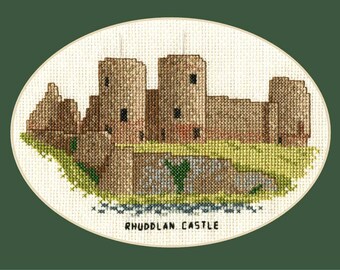 Rhuddlan Castle Counted Cross Stitch Kit