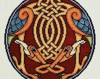 Celtic Birds Counted  Cross Stitch Kit