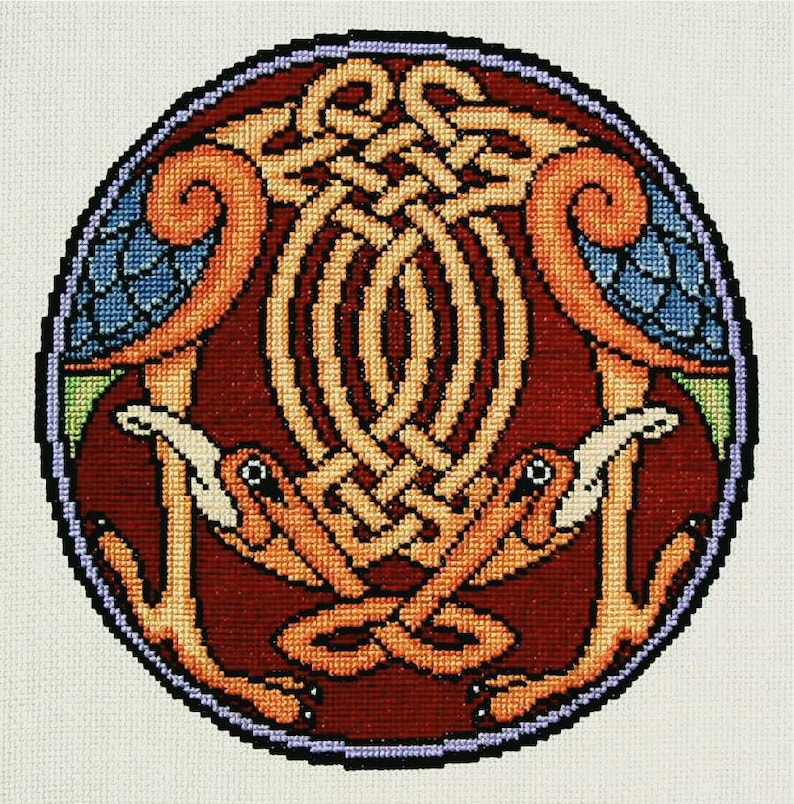Celtic Birds Counted Cross Stitch Kit - Etsy