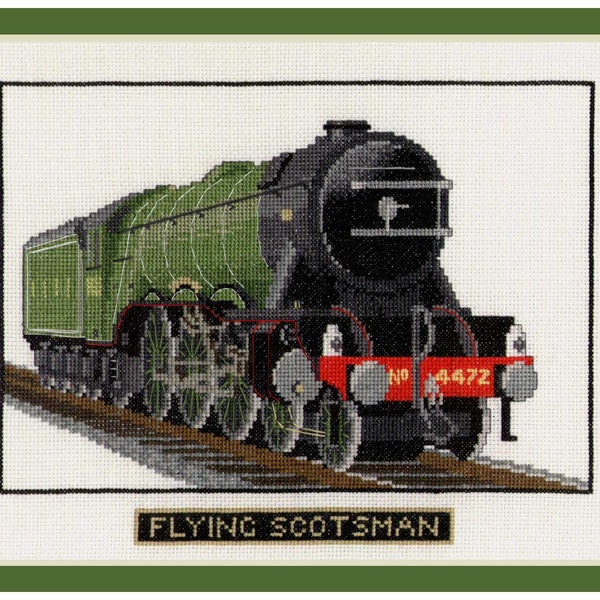 Flying Scotsman Counted Cross Stitch
