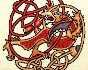 Celtic Dragon Counted Cross Stitch Kit