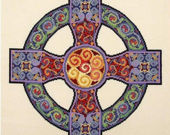Celtic Cross Counted Cross Stitch Kit 14 count