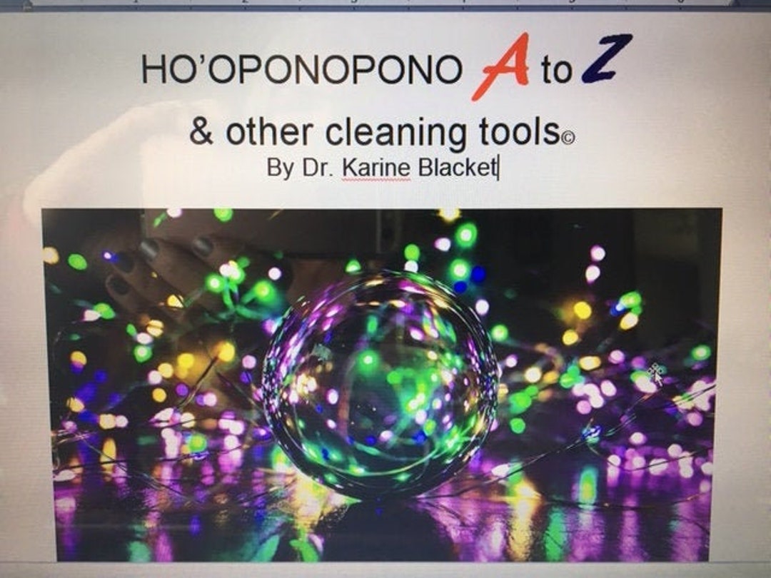 HO'OPONOPONO A to Z & Other Cleaning Tools - Etsy