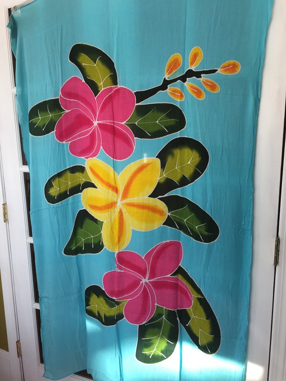 Vintage Sarong Tropical Beach Coverup
