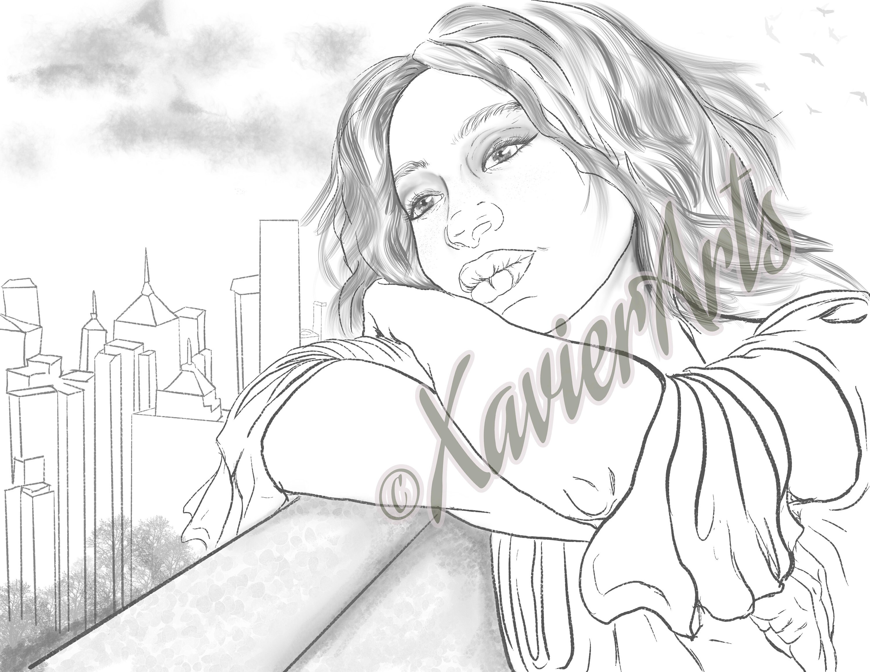 Beautiful Black women coloring pack, African american women coloring sheets