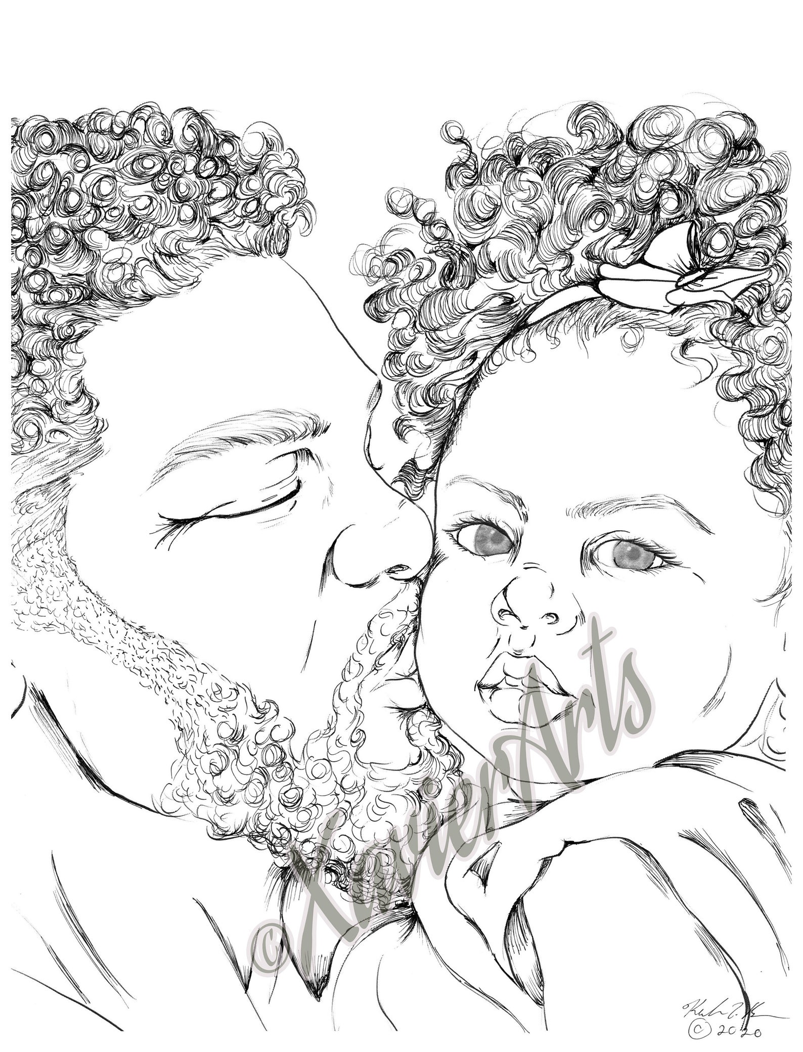 African Man Coloring Pages