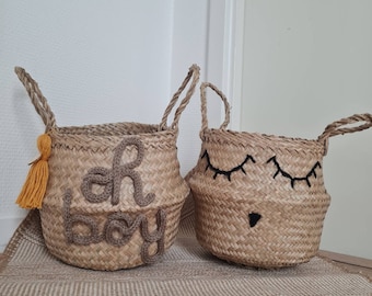 Personalized Mini Woven Thai Basket (Multiple Options Available)