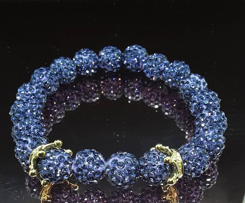 Handmade purple bracelet