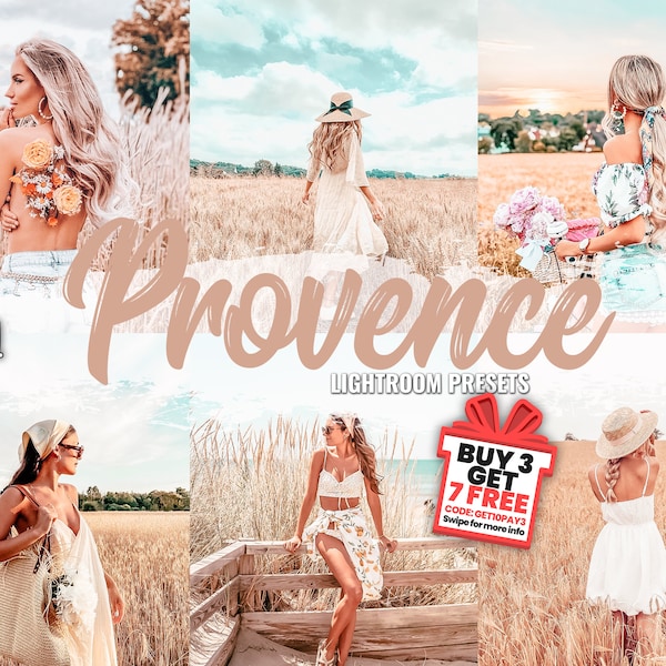 5 Mobile Lightroom Presets, Vacation Presets, Lifestyle Presets, Lightroom Presets, Influencer Presets, Bright Presets, Provence Presets