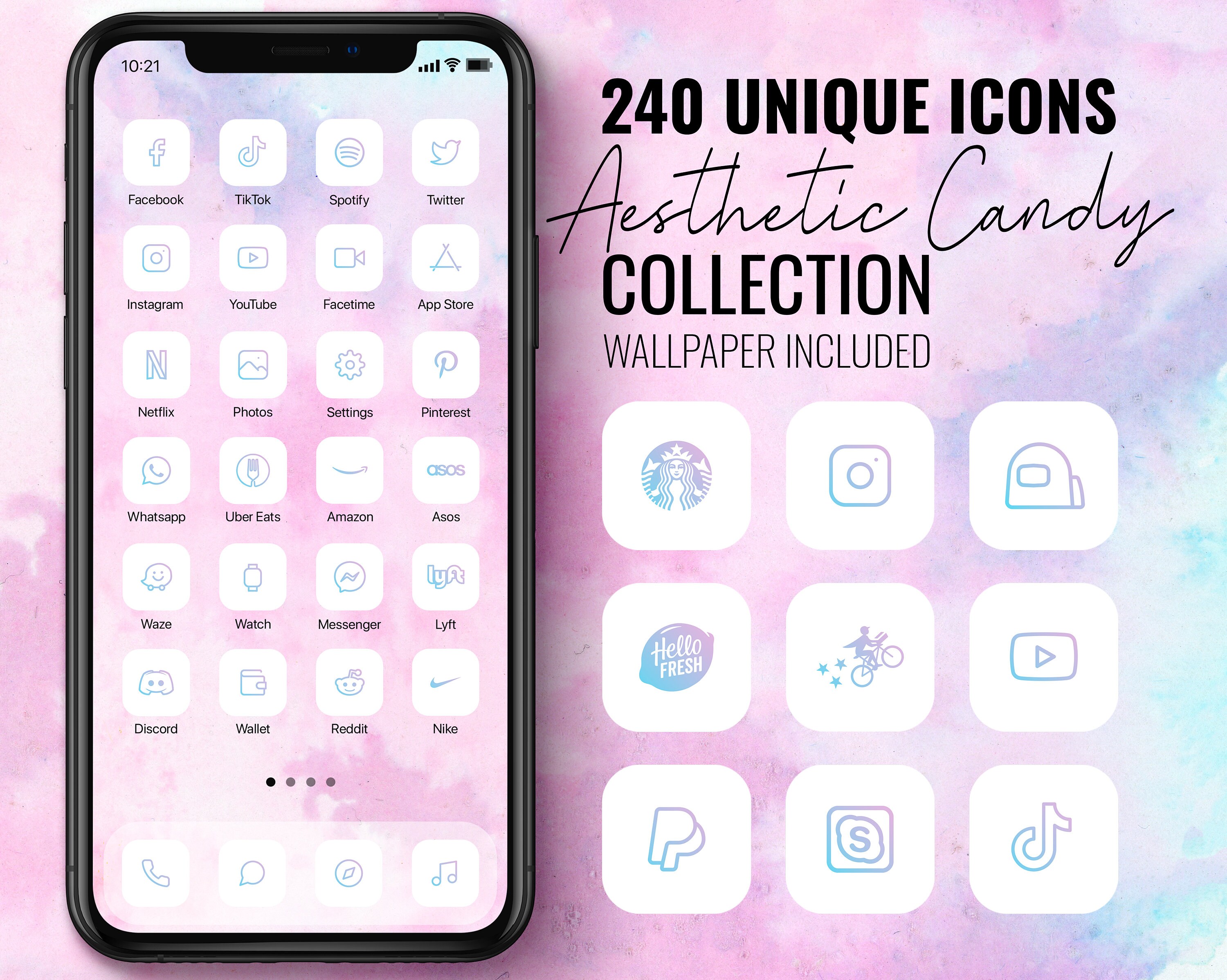 Ios 14 Aesthetic Iphone Icons Pink Ios 14 Aesthetic Iphone Icons Pink