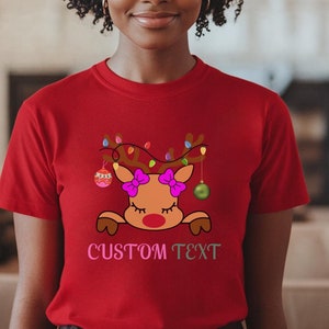 Aangepast familiekerstshirt, gepersonaliseerd familiekerstshirt, familienaamshirt, grappig kerstshirt, cadeau voor kerst, kerstcadeau