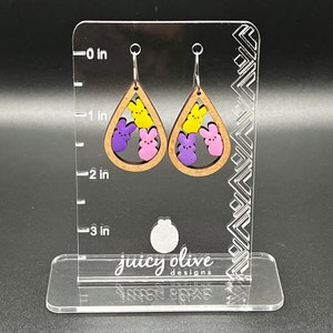 Marshmallow Easter Bunny Earrings