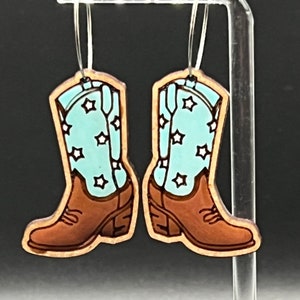 Cute Cowgirl Boot Earrings