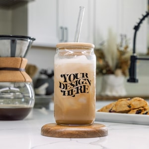 Glass Can Mockup, Libbey Glass Mockup, Glass Can Mock Up, Clear Glass Can Mockups, 16oz Libbey Glass Mockup, 16oz Glass Beer Can Mockup, Mug