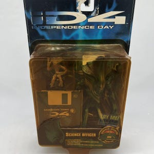 NEW 1996 Trendmasters iD4 Independence Day 4 Alien Science Officer Figure 6"