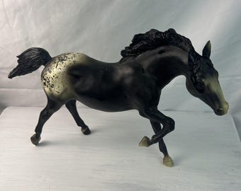 Breyer Running Stallion Traditional Horse 127 Black Appaloosa VINTAGE 1968-1981