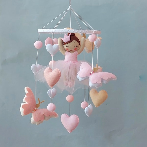 Baby Mobile Girl Etsy