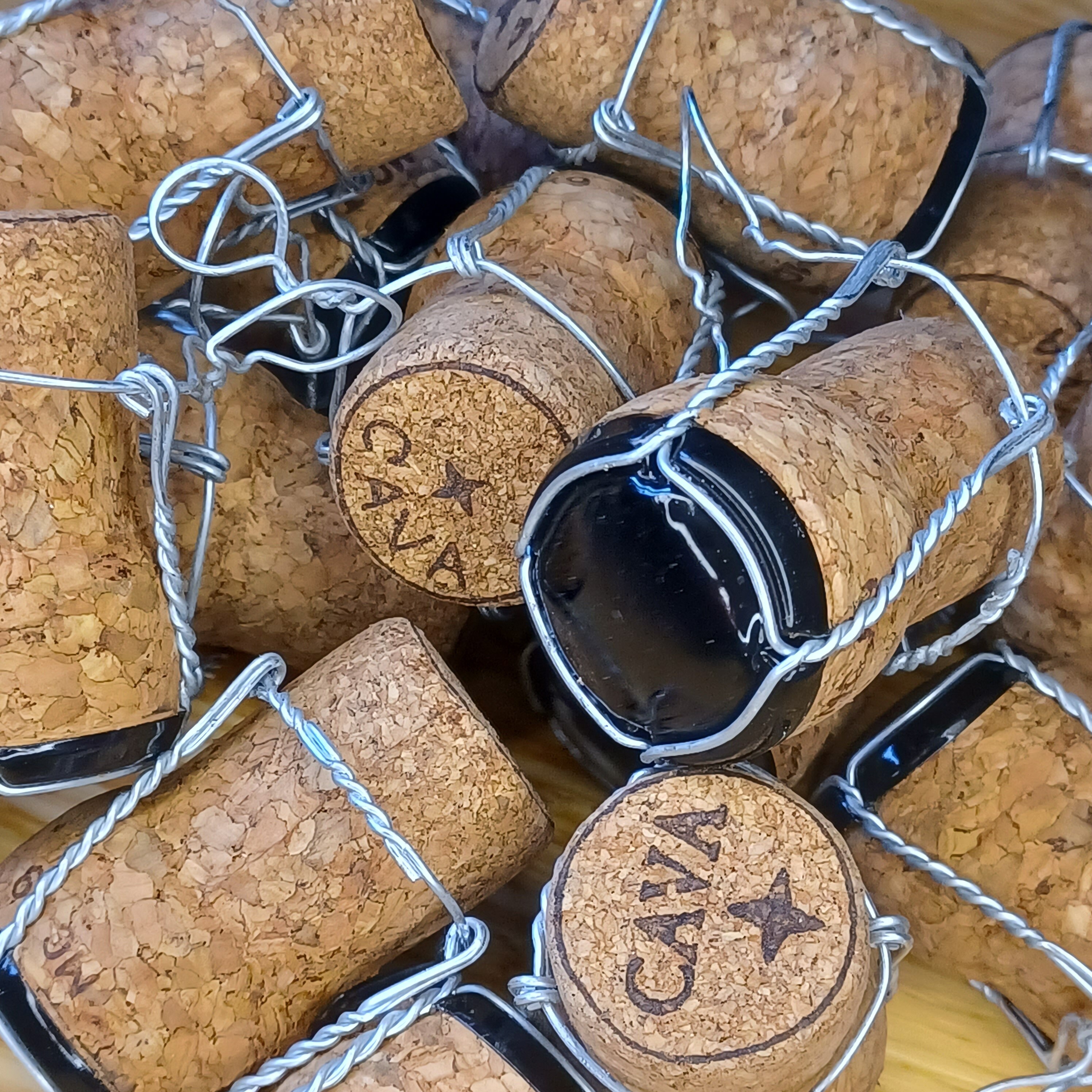 Champagne/ Sparkling Wine Corks With Muselets Etsy