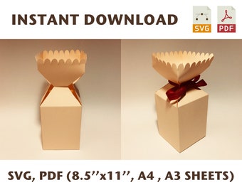 Download Christmas Box Svg Etsy
