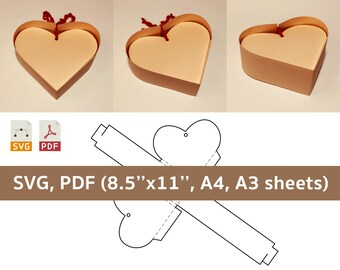 Download Heart Gift Box Svg Etsy