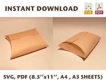 Download Pillow Box Svg Etsy