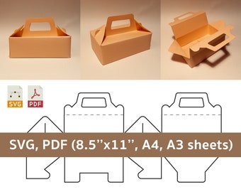 Download Gable Box Template Etsy