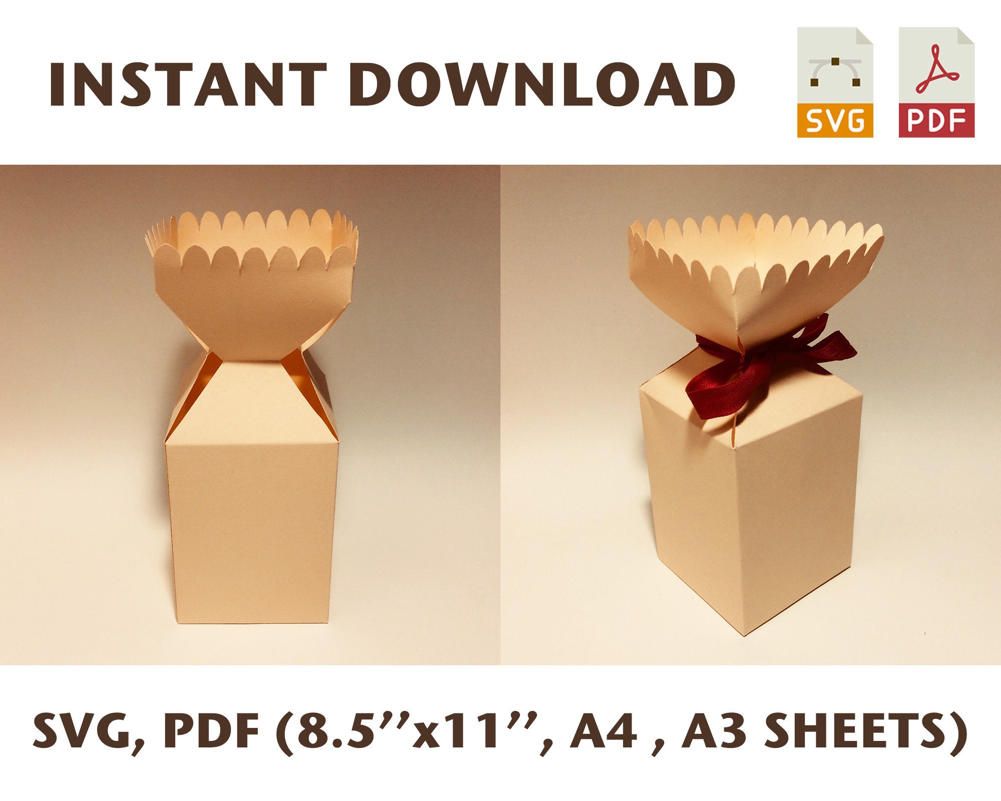 Cracker Box Template Candy Box Christmas Cracker Box Etsy UK