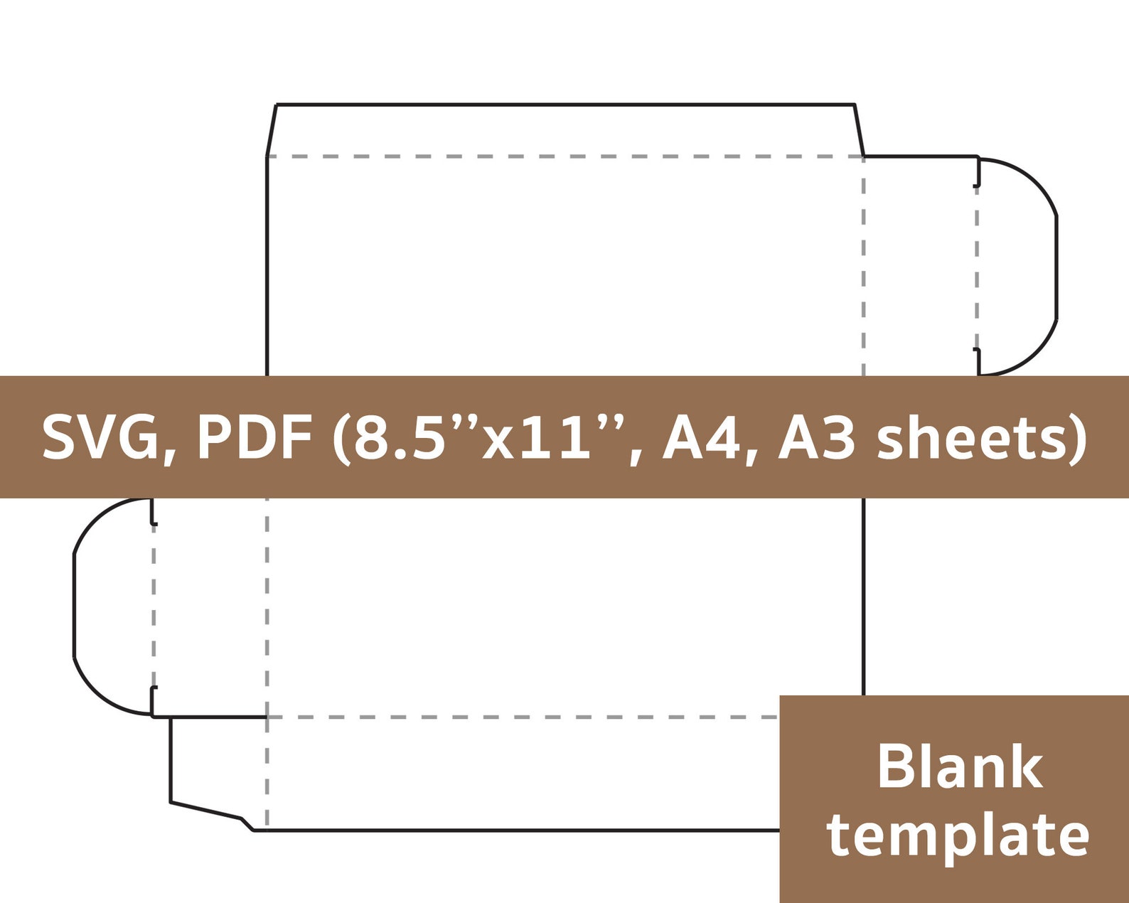 Tube box template cream box template toothpaste box Etsy