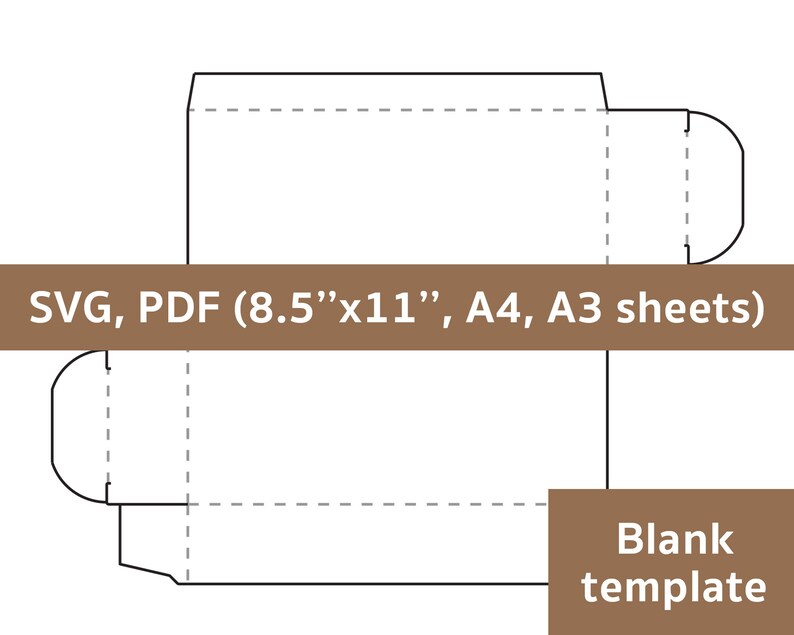 Tube box template cream box template toothpaste box Etsy