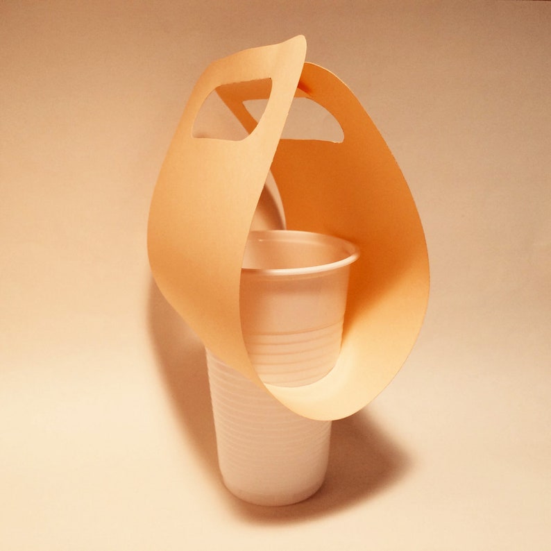 Cup Holder Template Cup Carrier Cup Bag Coffee Cup Holder Etsy