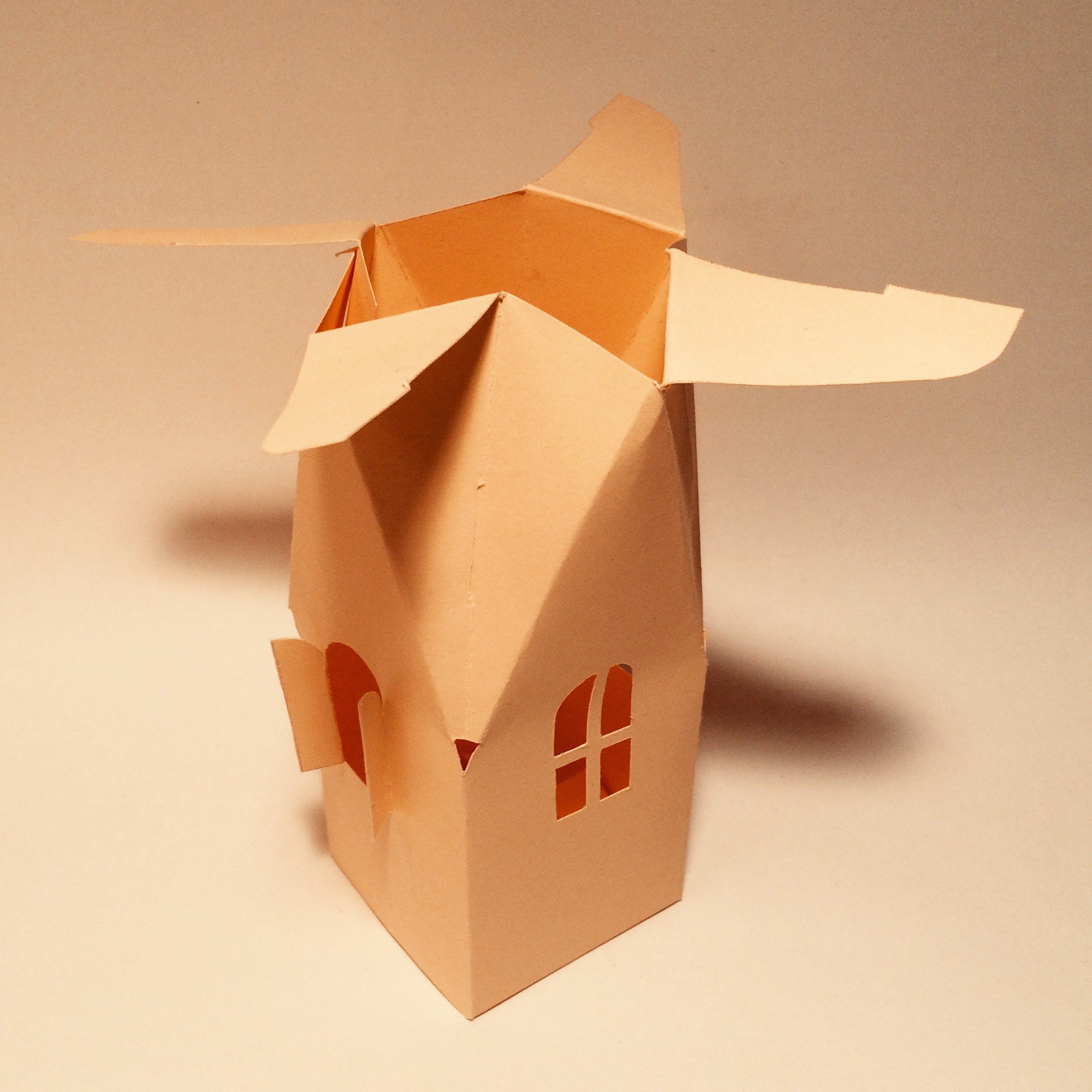 House box template house gift box Christmas box christmas Etsy