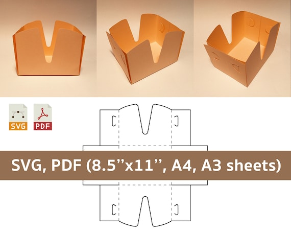 Printable Burger Box Template Pdf