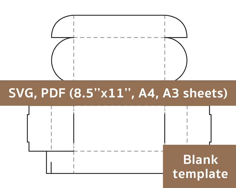 Cake box template bakery box template pastry box template | Etsy