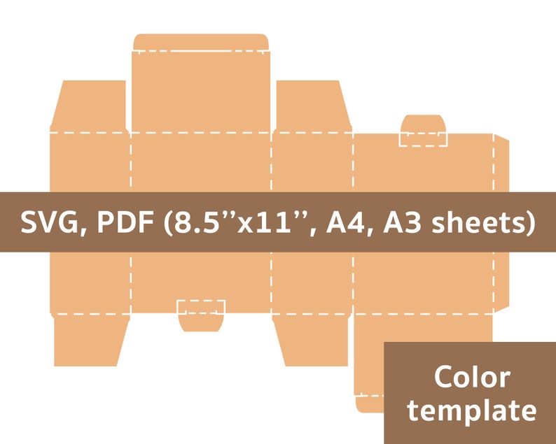 Perfume Box Template Cologne Box Fragrance Box Perfume Etsy