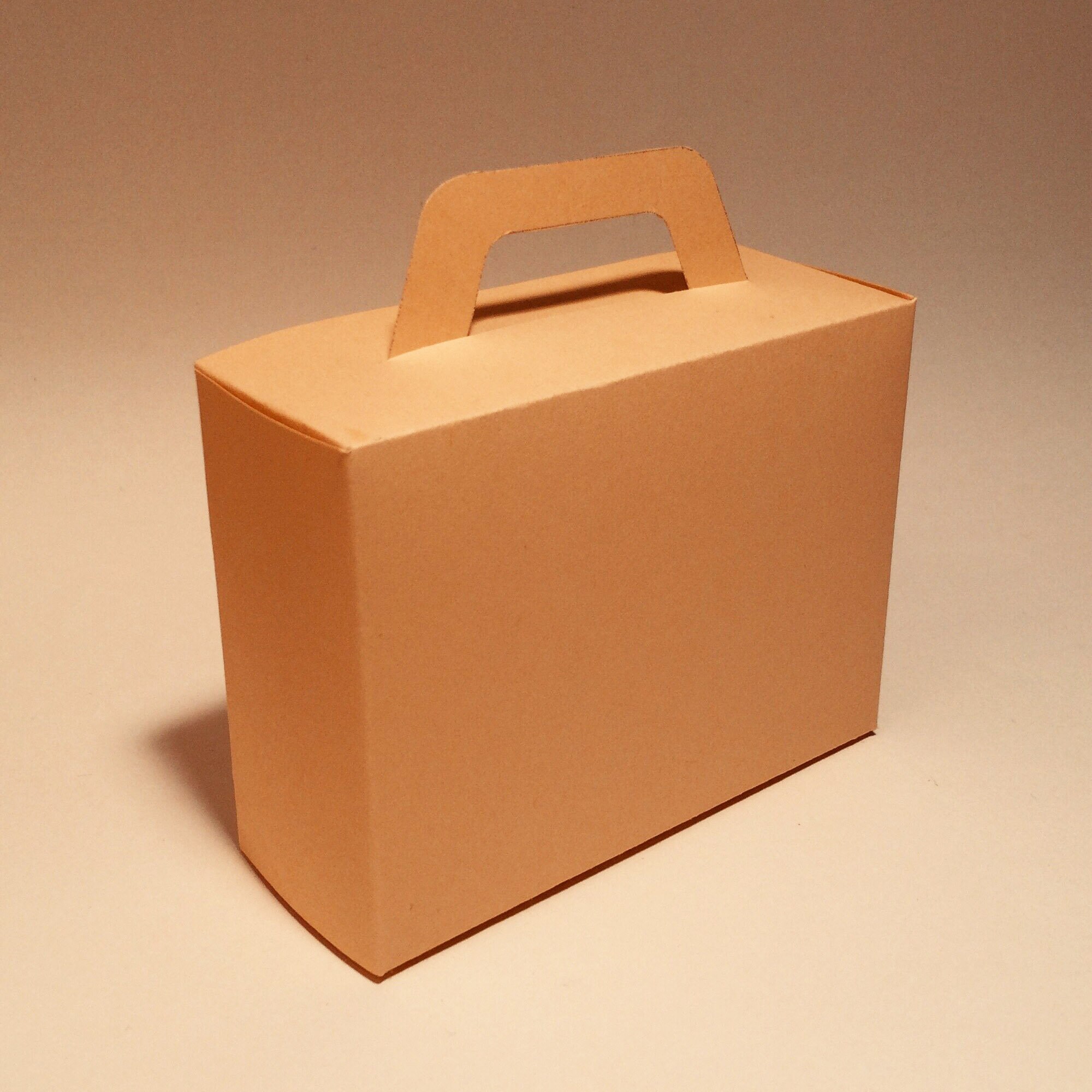 Briefcase box template gift box with handle briefcase gift Etsy