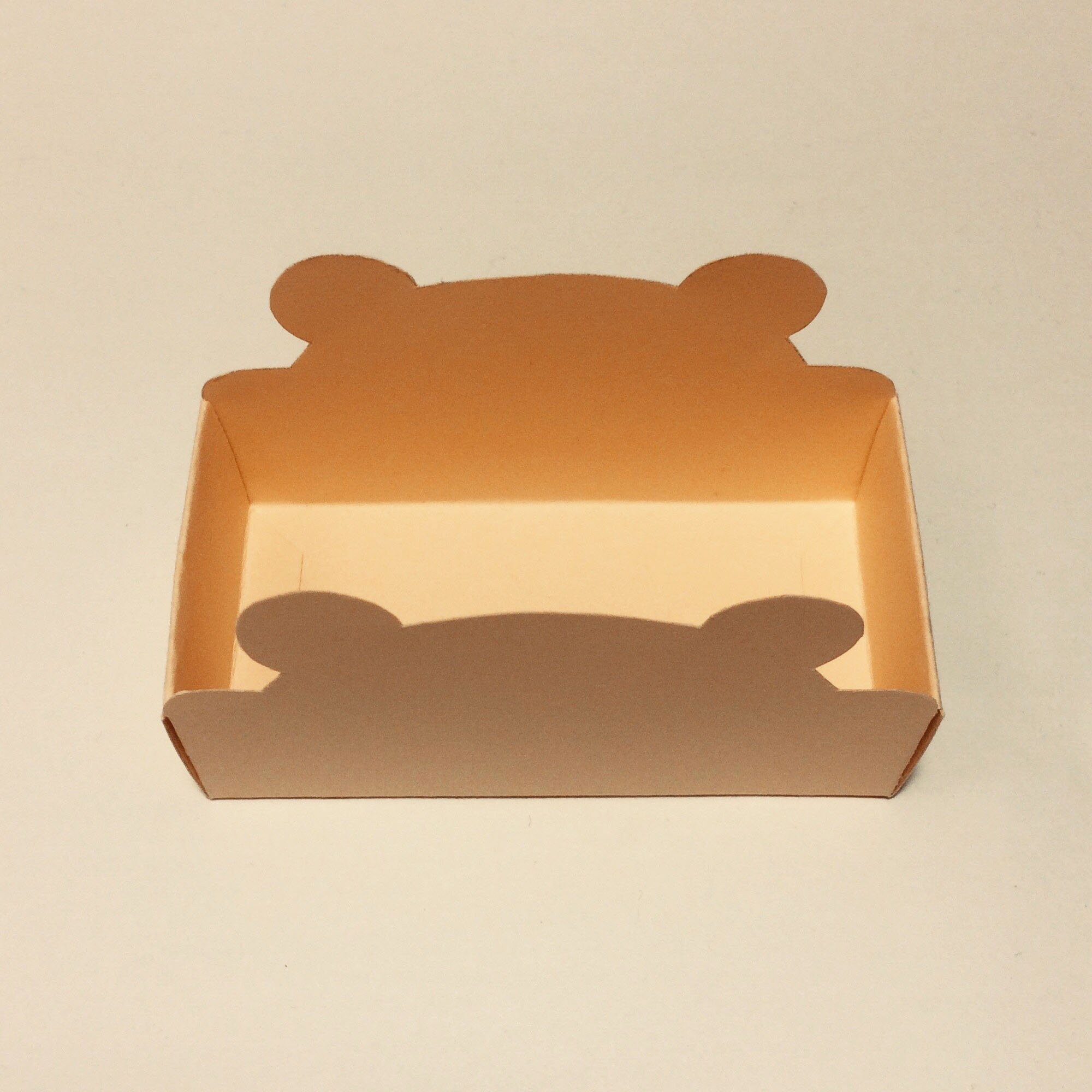 Bear box template teddy bear box bear tray bear shaped box Etsy