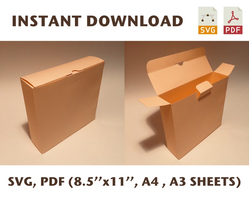 Mailer box template mailing box postage box package box Etsy Mailer box template mailing box postage box package box Etsy