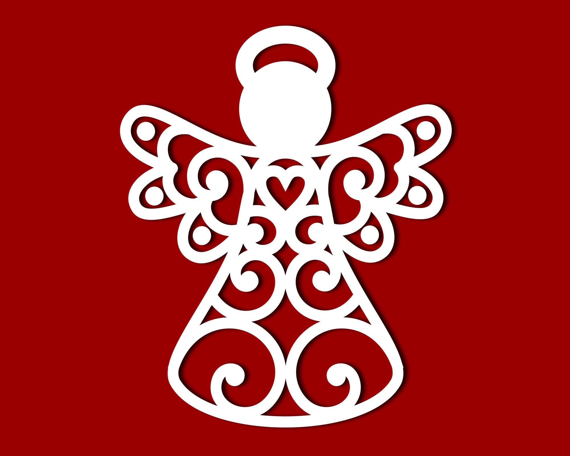 Angel svg angel template angel dxf angel png angel laser Etsy