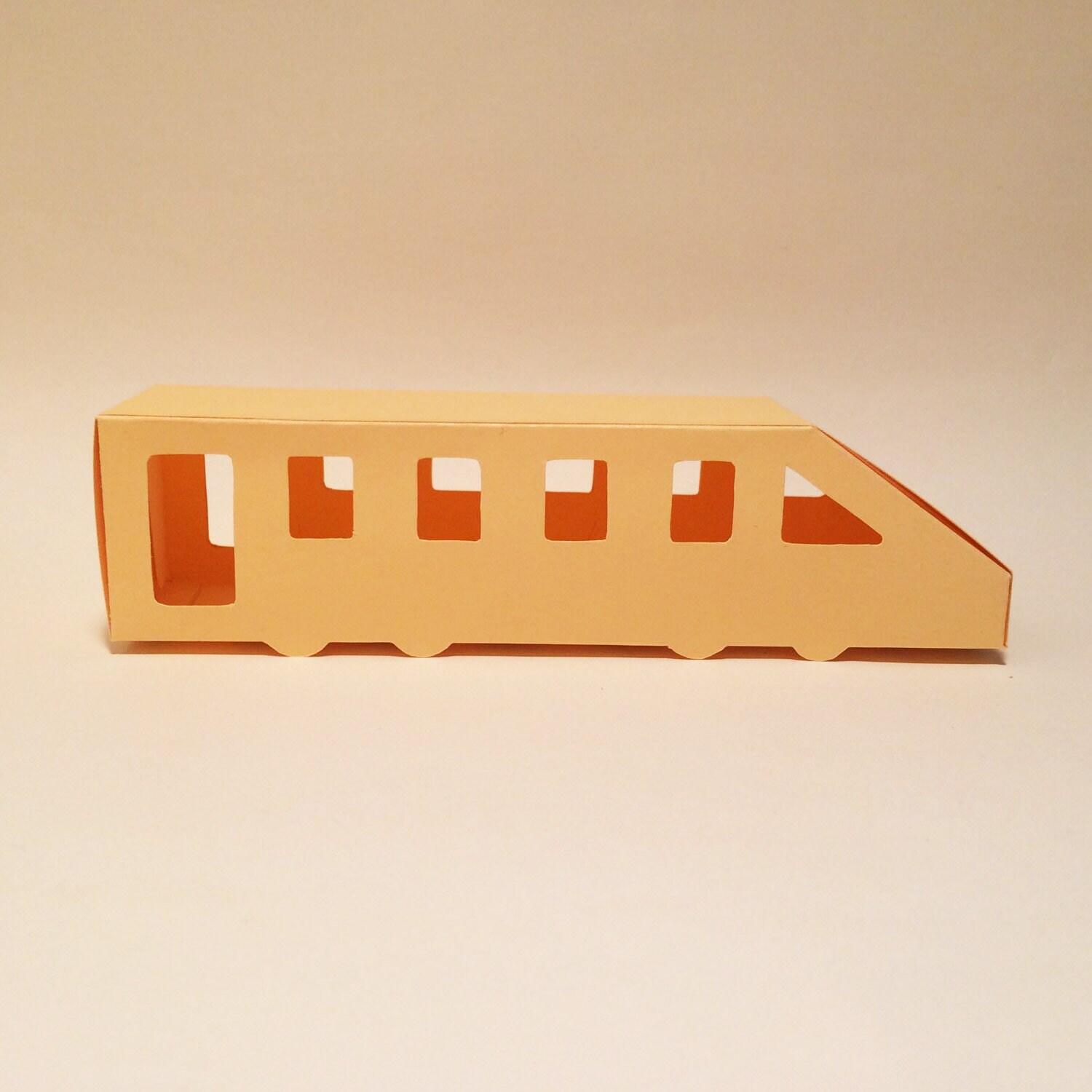 Train box template train gift box subway box train shaped | Etsy