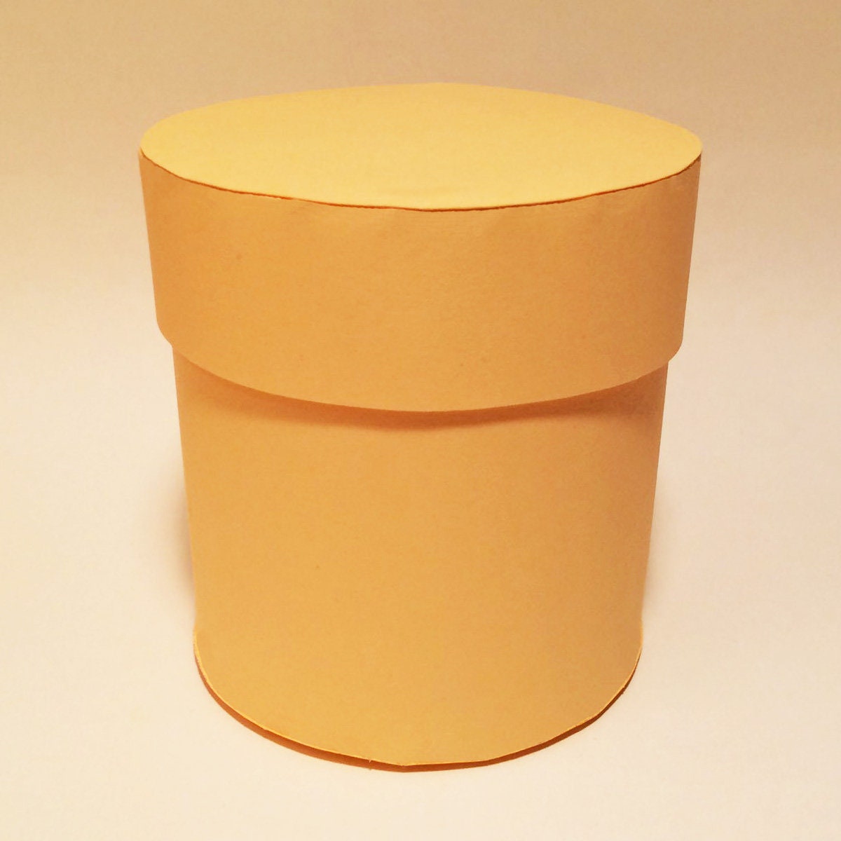 Round box with lid template round gift box with lid hat box Etsy