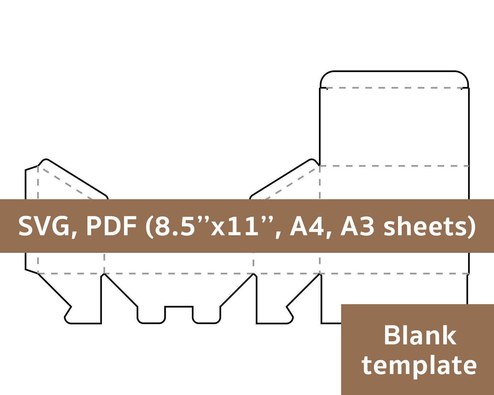 Bread box template bread box svg bread bin bread container Etsy