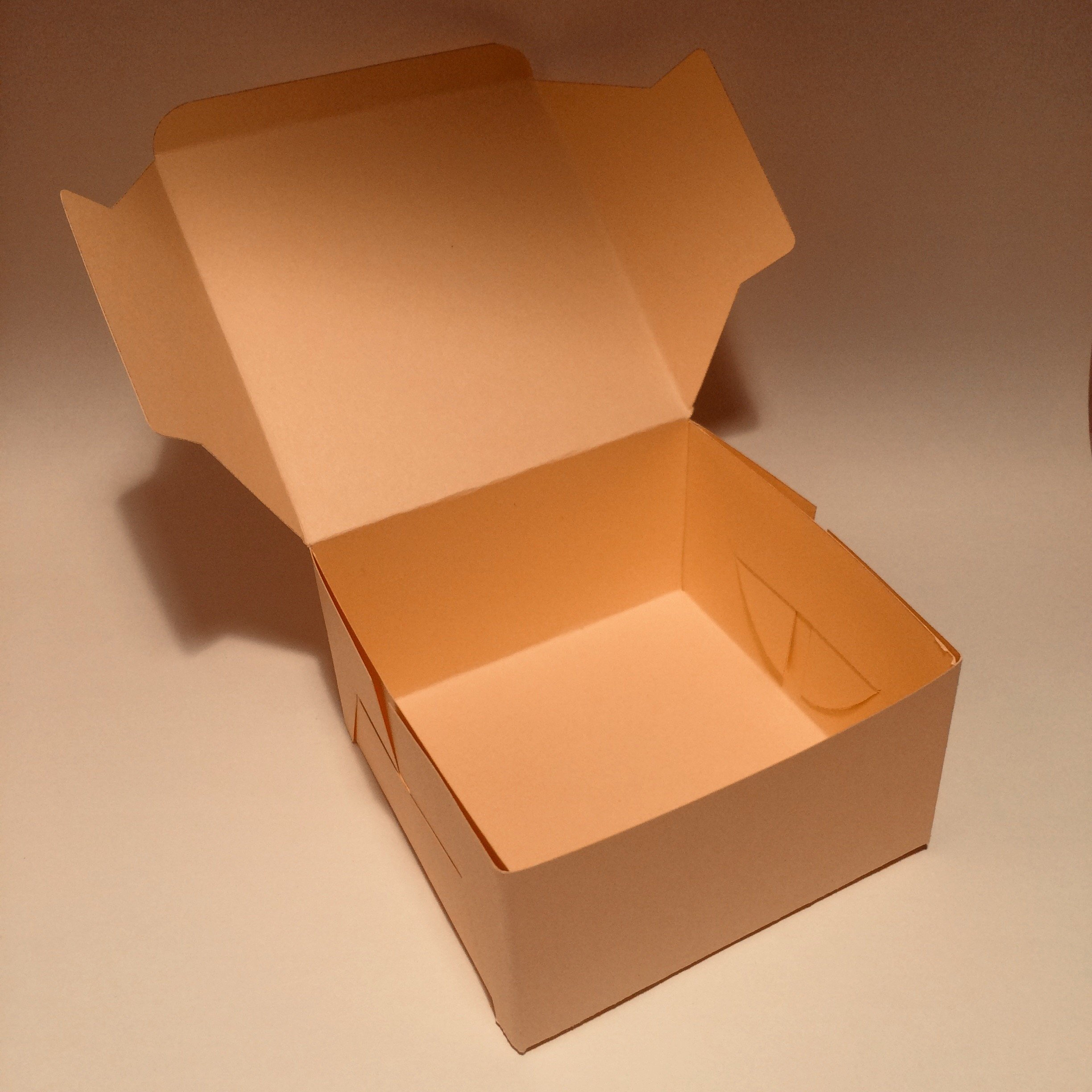 Shipping box template shipping container square box square Etsy