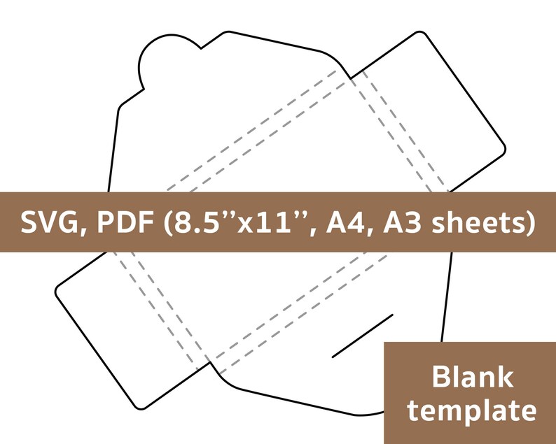 Letter box template cardboard letter box envelope box Etsy Letter box template cardboard letter box envelope box Etsy