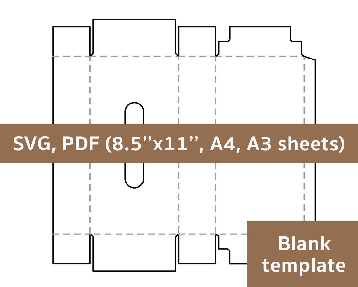 Tissue Box Template Tissue Holder Tissue Container Tissue Etsy