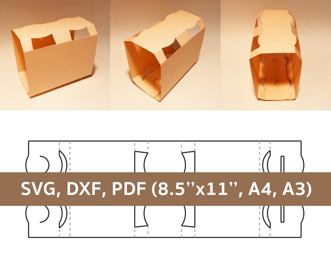 Beer can holder template beer can box beer can storage beer Etsy