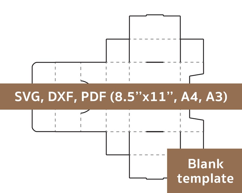 Display box template retail box countertop display counter Etsy