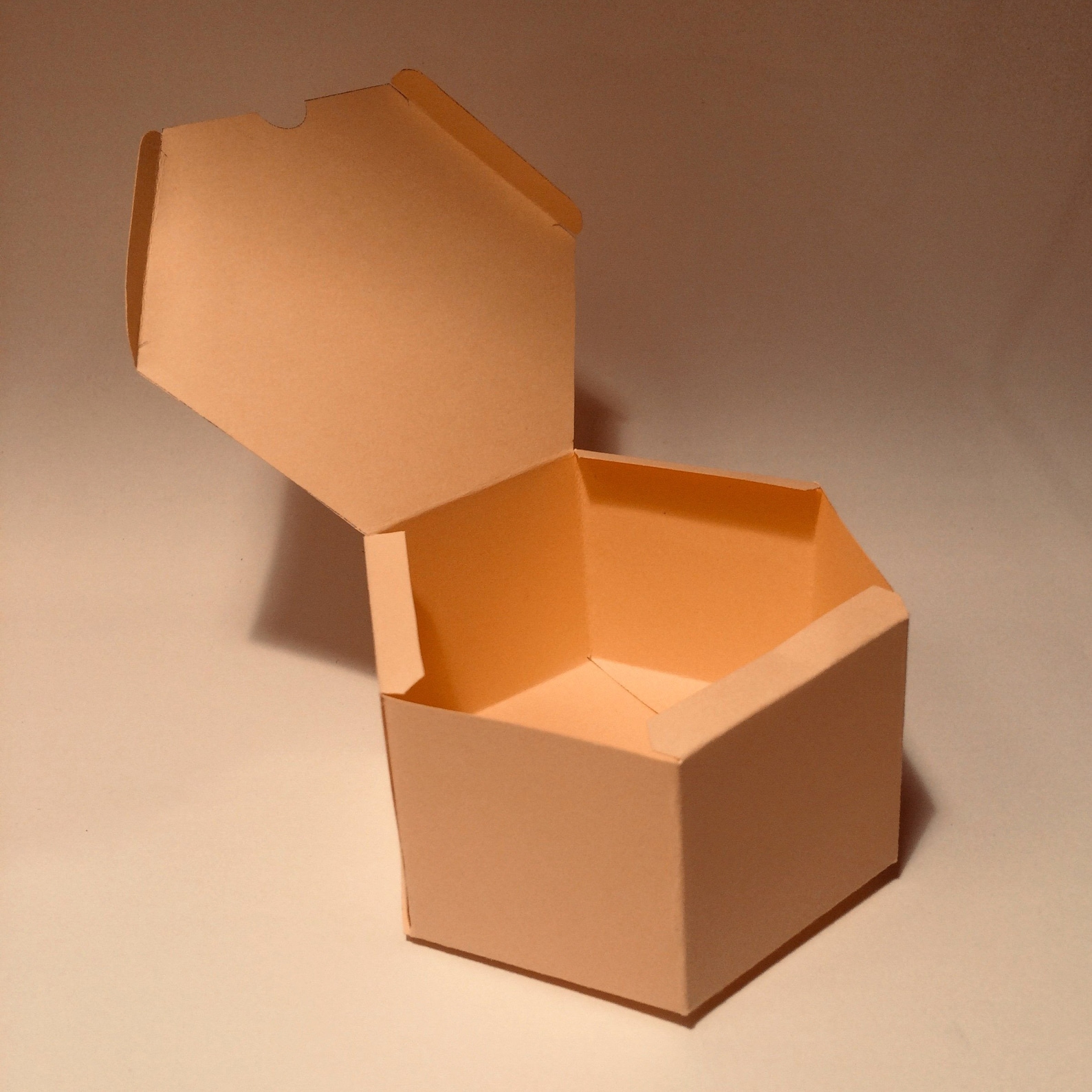 Hexagonal box template hexagon box template hexagonal gift Etsy
