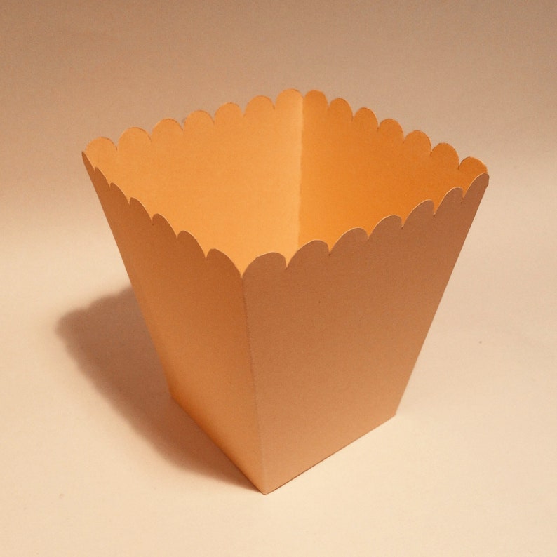 Popcorn box template pop corn box chips box chip box snack Etsy