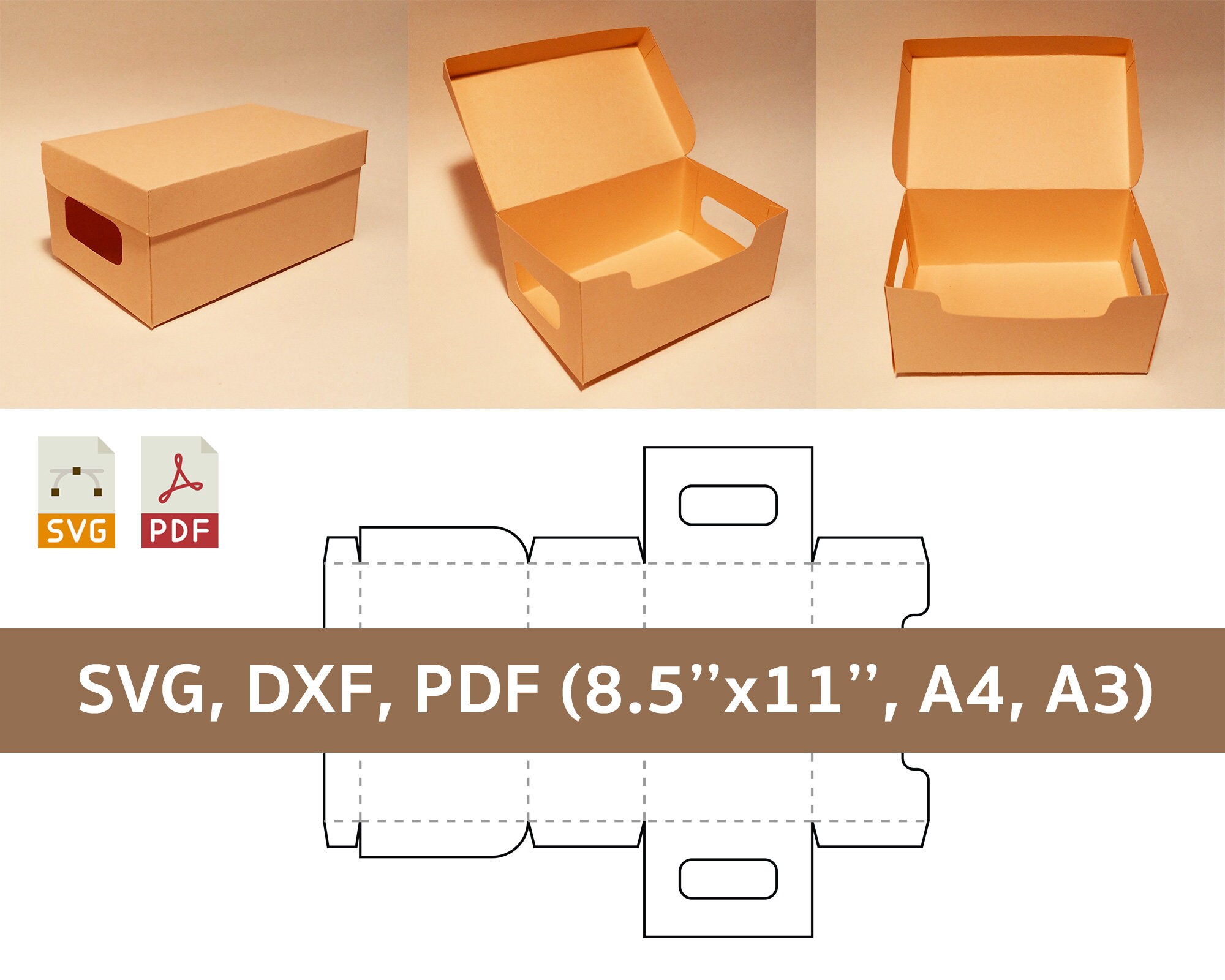 Bankers box template office box file storage box office Etsy