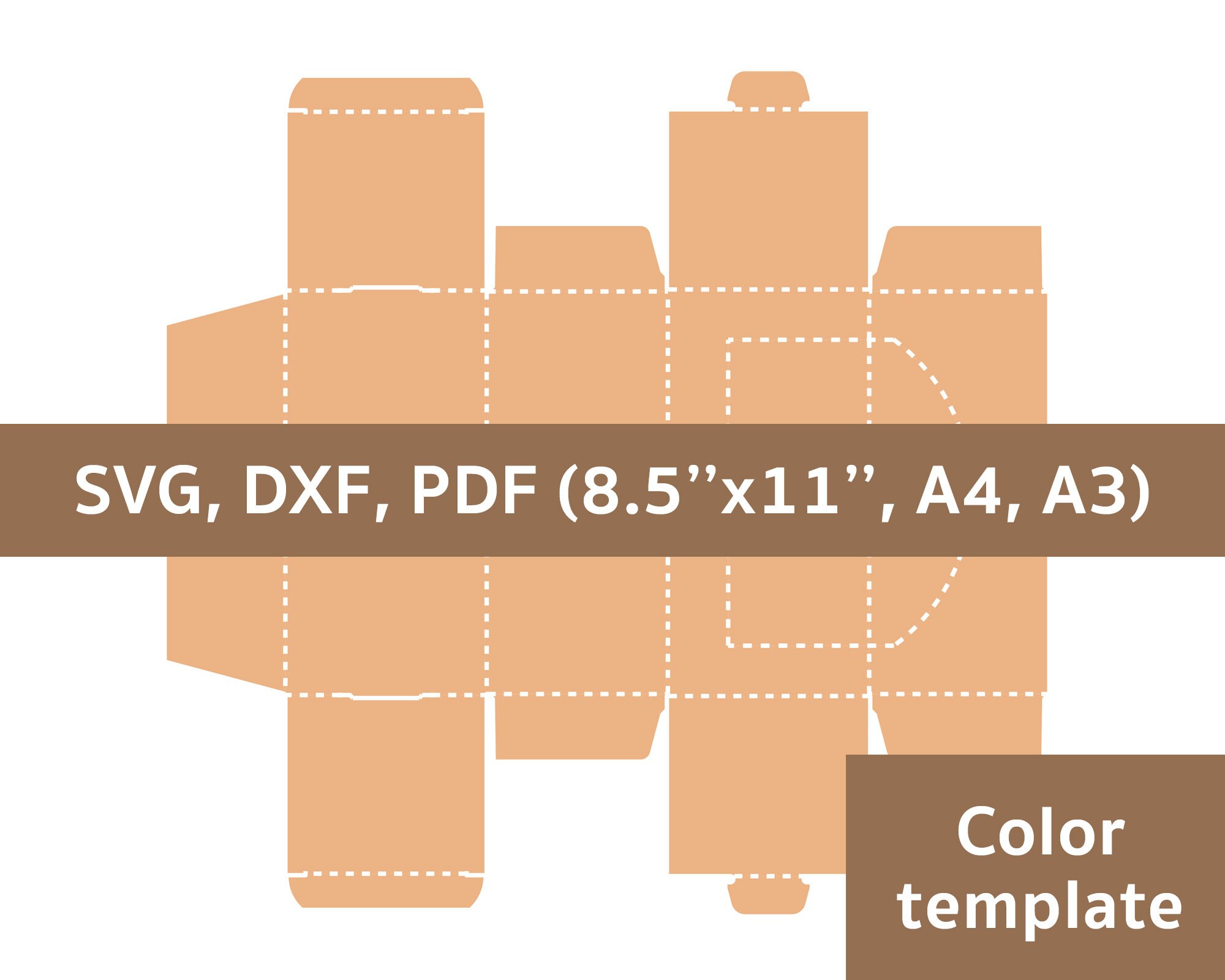 Mask box template face mask box medical mask box facemask Etsy
